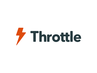 Rebrand for Throttle lightning logo rebrand redesign throttle