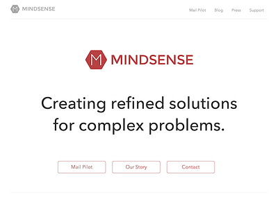 Corporate Website for Mindsense