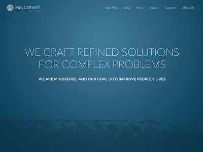 Mindsense Website Redesign