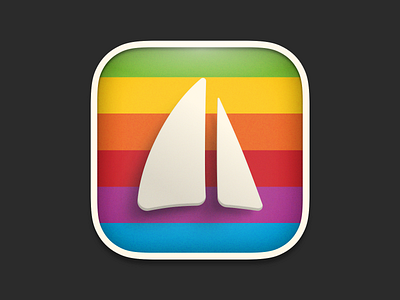 "Six Colors" alternate icon alternate icon mail pilot rainbow sails six colors