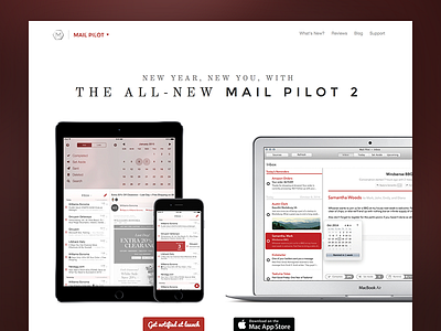 Mail Pilot 2 Unveiling Website Redesign app email ios ipad iphone mac macbook mail pilot osx redesign unveiling website