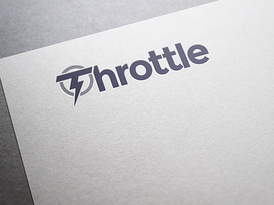 Throttle Branding branding color identity logo mockup throttle
