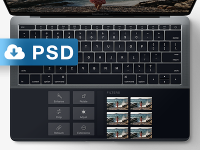 Rethinking Apple's New Touchbar apple laptop macbook macbook pro psd touchbar