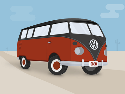 VW Van WIP digital illustration illustration sketch van vector vector illustration vw