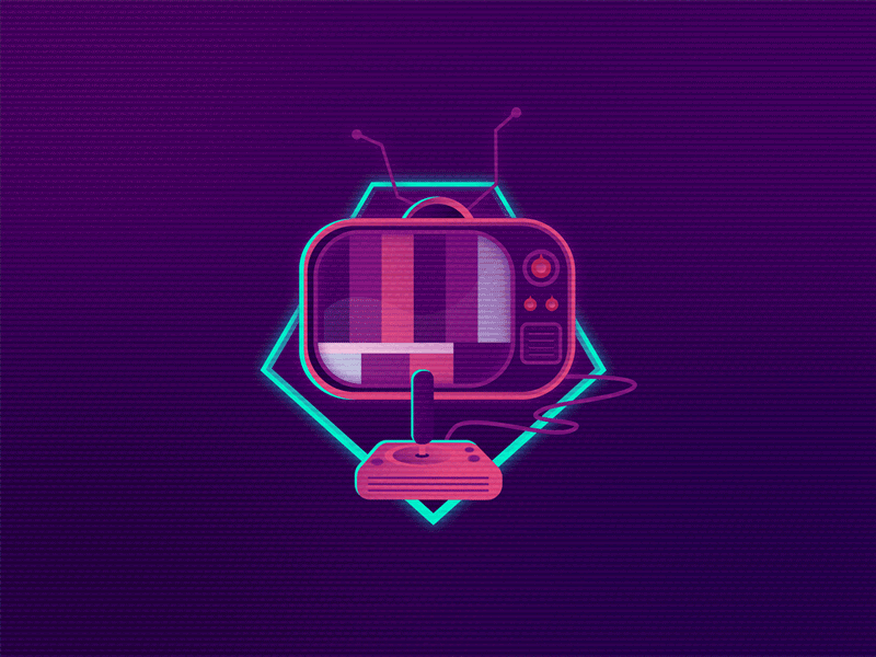 Hello Dribbble - Loucid Co Has Joined! 80s style animation animation 2d branding cyberpunk hello dribbble hellodribbble illustration illustration art instagram logo logo design motion graphics new retro wave retro social media television video game art video games website design