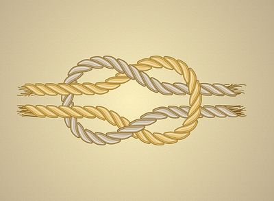 Reef knot - Illustrator art illustrator knot knots vector