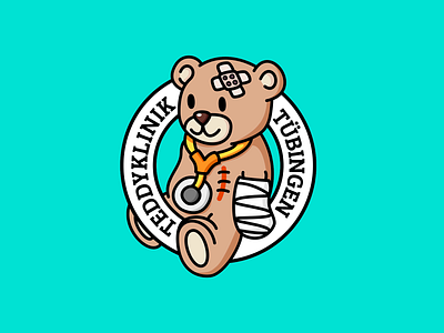 Teddyklinik of Tübingen adobe illustrator logo