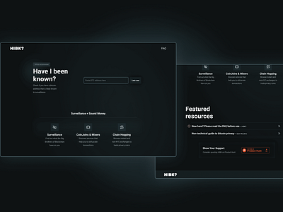 HIBK concept design bitcoin blockchain btc concept cryptocurrency design interface redesign security ui