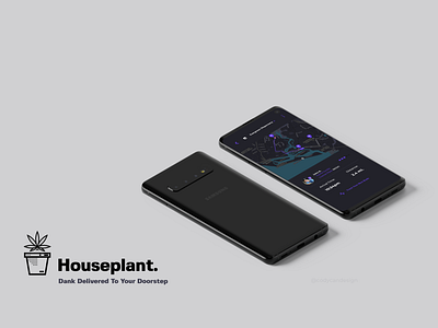 Houseplant - Cannabis Delivery app brand cannabis cannabis branding concept dailyui dailyuichallenge delivery design