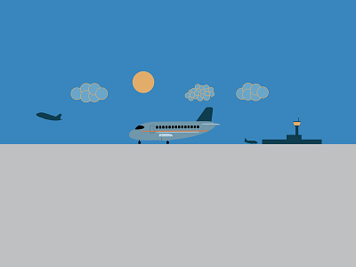 Airport airport illustration vector art