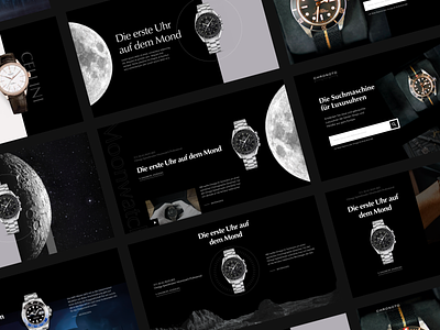 Chronoto Concept ⏱ branding clean interface luxury ui ux watches webdesign