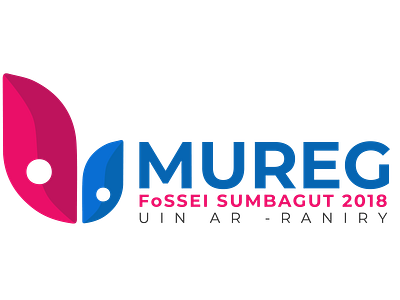 MUREG LOGO design flat logo vector