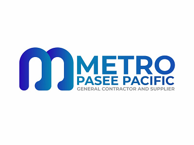 METRO PASEE PACIFIC LOGO design logo type ui ux vector website