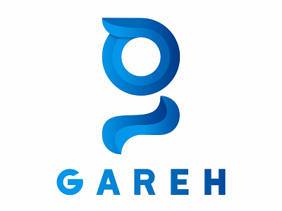 GAREH LOGO branding design flat lettering logo typography web