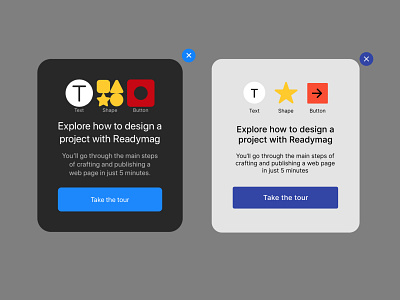 Readymag popup redesign design figma minimalism readymag redesign ui ux
