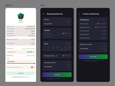 Crypto app redesign