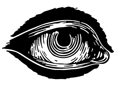 All seeing eye character drawing handmade illustrate illustration ink pen sketch vector