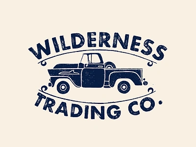 Wilderness Trading Co. Classic Apache logo shirt design drawing hand lettering hand painted illustration lettering texture vintage