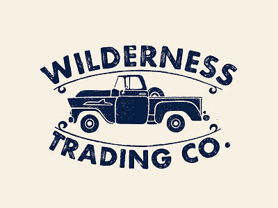 Wilderness Trading Co. Classic Apache logo shirt design drawing hand lettering hand painted illustration lettering texture vintage