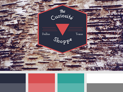 The Curiosité Shoppe agency brand branding identity logo