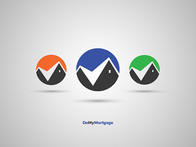 Logo "DoMyMortgage" branding graphic design graphicdesigner logo logo design logodesign logodesigner logotipe mortgage real estate real estate logo