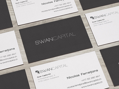 Logo "SwanCapital" branding bussines card card design design graphic design graphicdesigner logo logo design logodesign logodesigner symbol design symbol designer