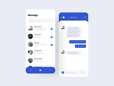 Daily UI #013 / Direct Message animation app daily ui dailyui dailyui 013 dailyuichallenge design icon illustration mockups typography ui