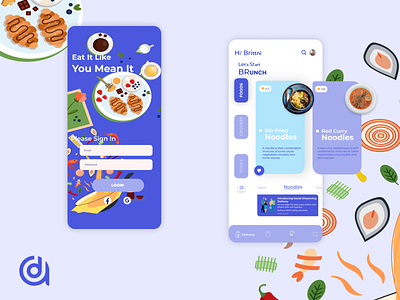 Food and Grocery delivering app