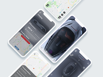 Mc laren 720s concept autopilot app app autonomous electric vehicle graphicdesign interaction design self driving uitrends userexperiencedesign ux uxui uxuidesign webdesign