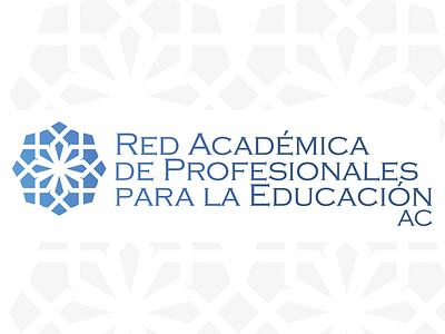 Red Académica de Profesionales para la Educación flat identity symbol symmetry vector