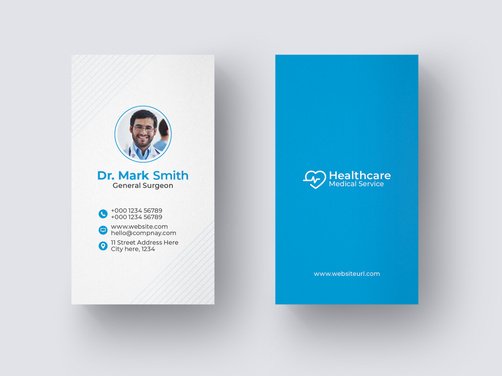 Healthcare Business Card designs themes templates and