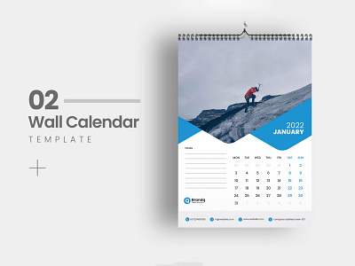 Wall Calendar 2022 2022 2022 calendar branding calendar 2022 clean corporate creative design desk calender marketing modern professional vertical calendar wall calendar