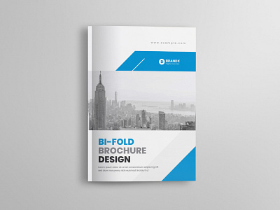 Bi-fold Brochure agency bifold booklet branding brief brochure business case study clean corporate cover creative design document marketing modern plan professional