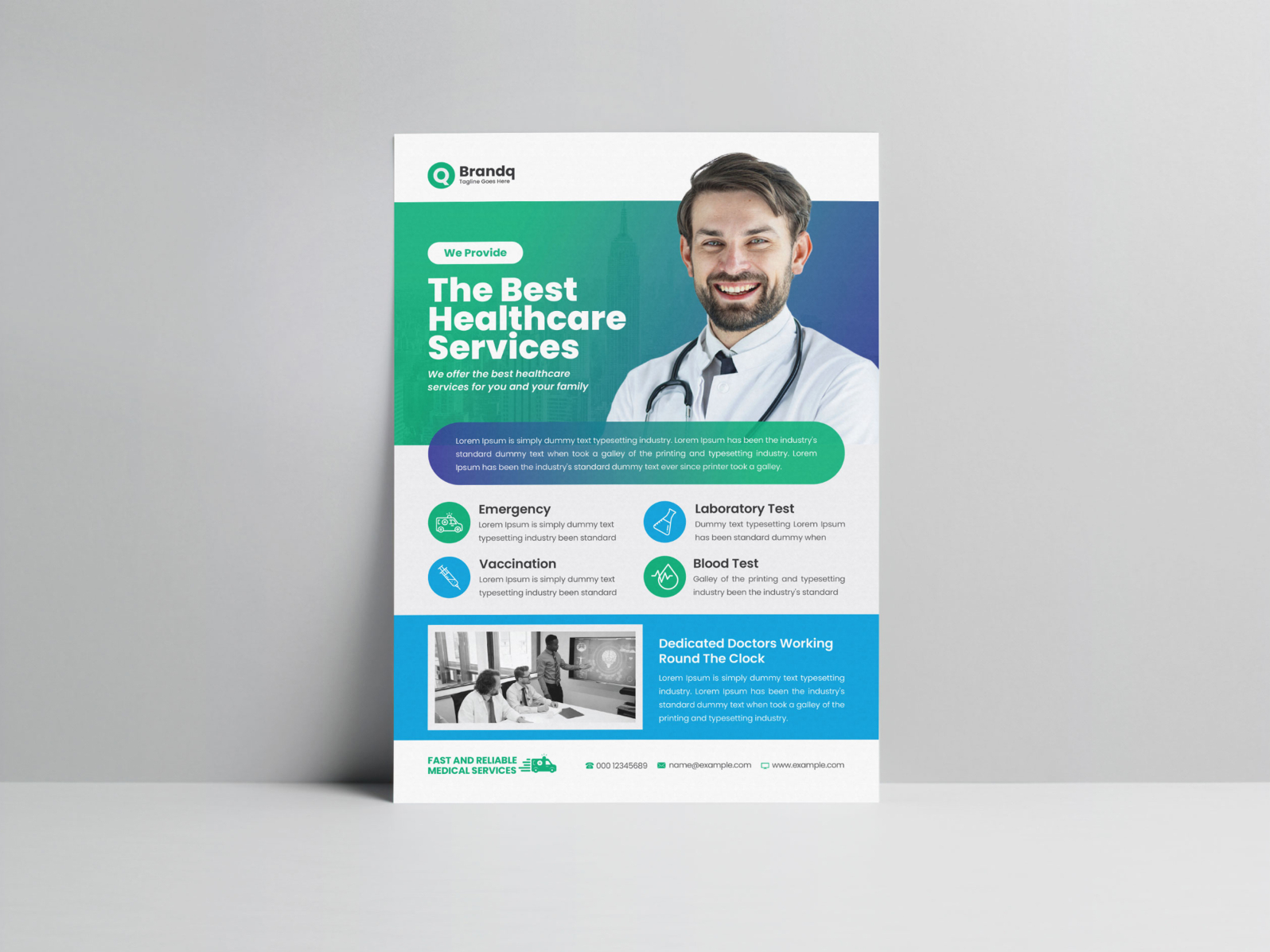 Medical Flyer by Yousuf Ibrahim on Dribbble