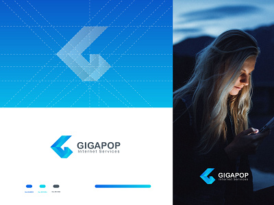 Gigapop Internet Service - Logo Design