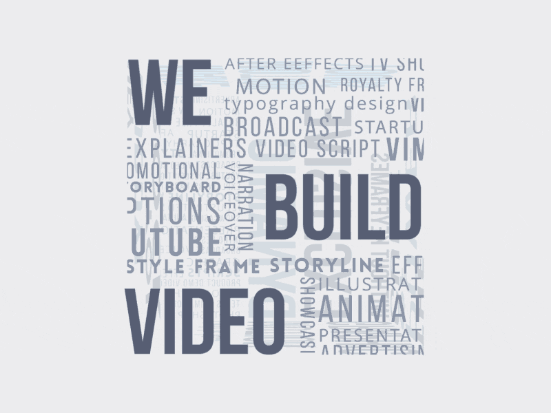part scene of kinetic typography(fixed thumbnail) aftereffects animation box cube gif kinetic motion typography