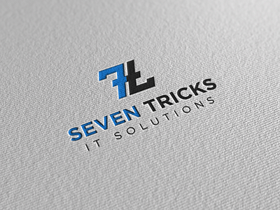 Seven Tricks Logo app branding design graphic design icon illustration illustrator logo minimal typography ui vector