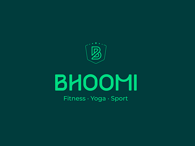 Bhoomi Fitness Branding app branding design graphic design illustration logo typography vector