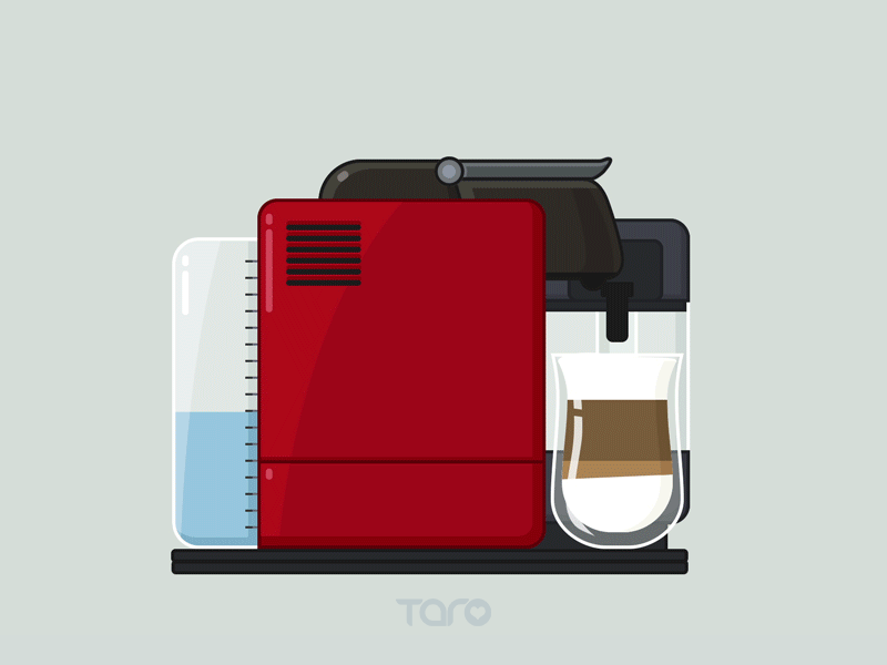 Coffee machine by Taro Huang on Dribbble