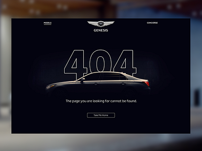 404 404 auto car page site ui web design