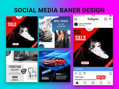 social media banner design