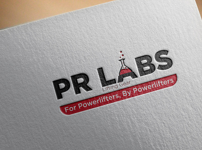 PR Labs Logo branding graphic design lab logo logo design