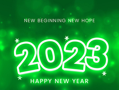Happy New Year 2023 banner banner ad branding graphic design happy new year 2023 social media design