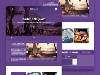 Hermandad Agency - Home agency bold clean flat hero home modern purple site ui ux webdesign