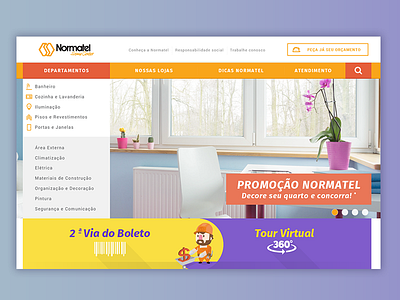 Normatel Home Center - Home Header