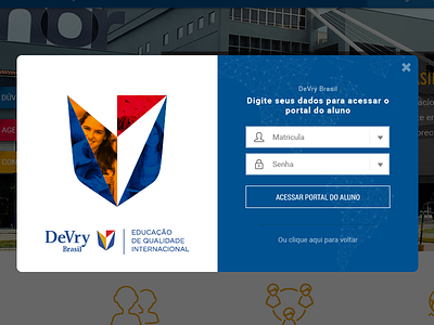 DeVry Brasil - Pop Up / Overlay