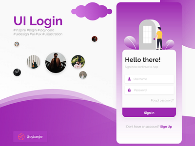 UI Ilustration Login