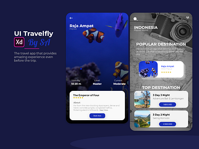 UI Travelfly design ui