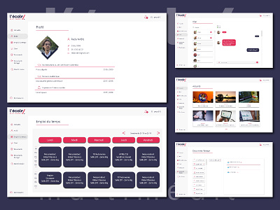 Agate (web) redesign school ui webdesign