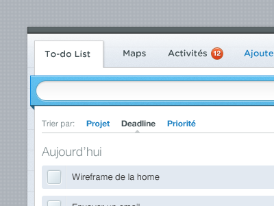 To-Do gotham rounded helvetica project tabs to do